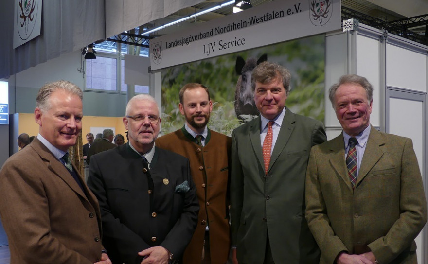 Vereinbarten auf der Messe JAGD & HUND das gemeinsame Positionspapier