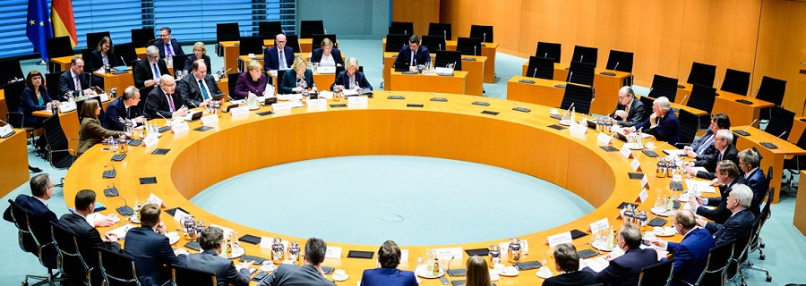 Gespräch mit dem Handel im Kanzleramt
