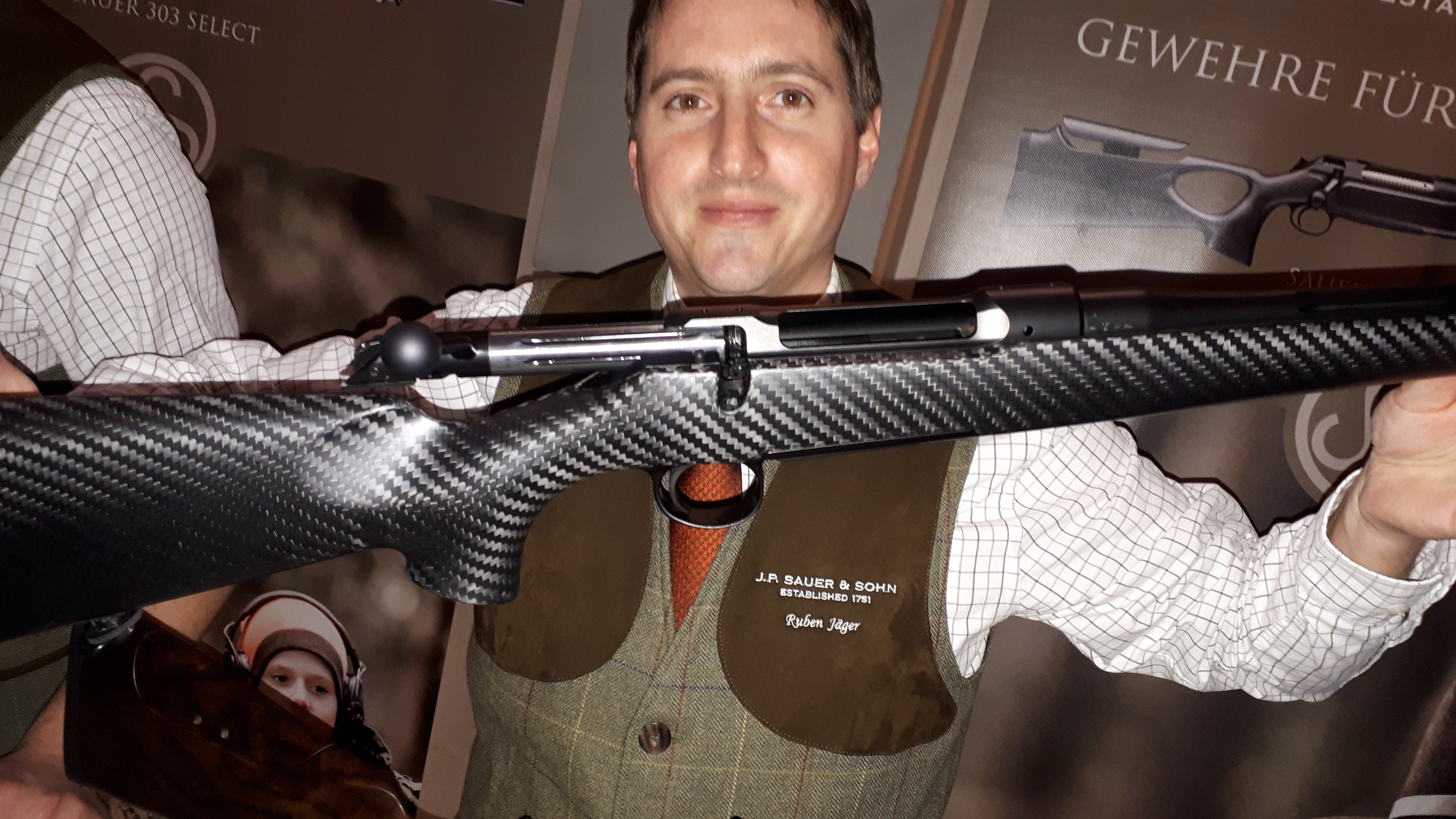 Sauer S 101 Highland XTC mit handgelegtem Echtcarbon-Schaft (Foto: mlz)