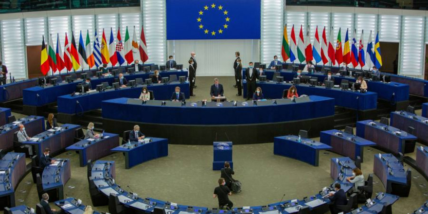 Plenarsaal des Europäischen Parlaments in Strasbourg (Quelle: Europäisches Parlament)