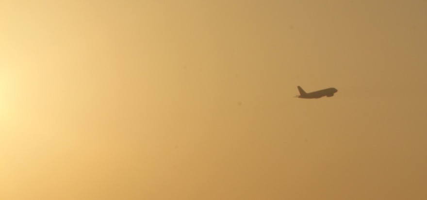 Abendsonne am Köln-Bonner Flughafen