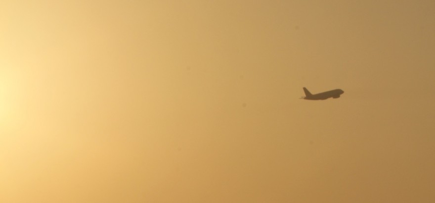 Abendsonne am Köln-Bonner Flughafen