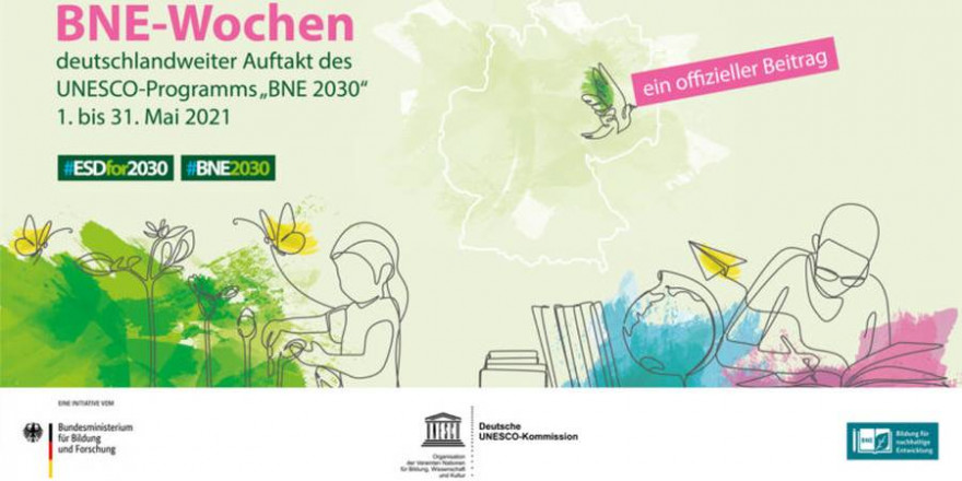 Plakat der BNE-Wochen (Quelle: Bundesministerium für Bildung und Forschung)