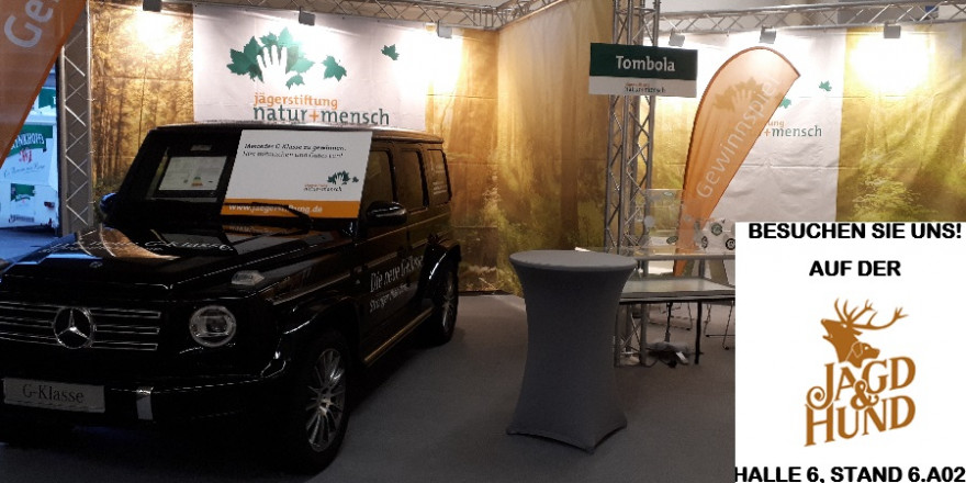 Die Jägerstiftung ist wieder an gewohnter Stelle in Halle 6, Stand 6.A02 (unweit des Veltinsstands) zu finden (Foto: mlz)