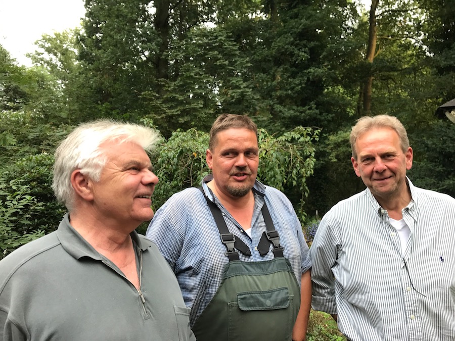 Vorstand des Hegerings Sottrum: Peter Drewes, Cord Meyer und Friedel Lossau