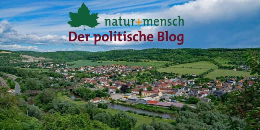 Logo des politischen Blogs der Jägerstiftung mit der Abbildung einer ländlich gelegenen Gemeinde (Quelle: mlz/lapping)