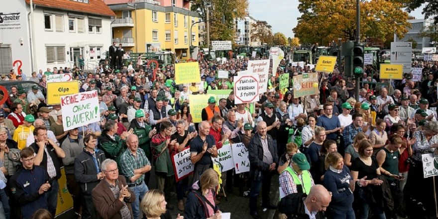 Bauern-Demonstration