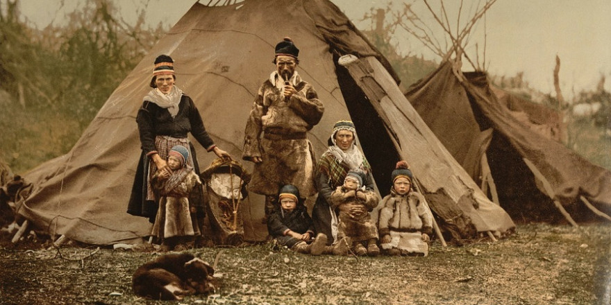 Samen-Familie ca. 1900.