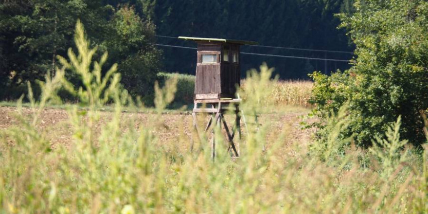 Hochsitz an einem Feld (Symbolbild: Ratfink1973)