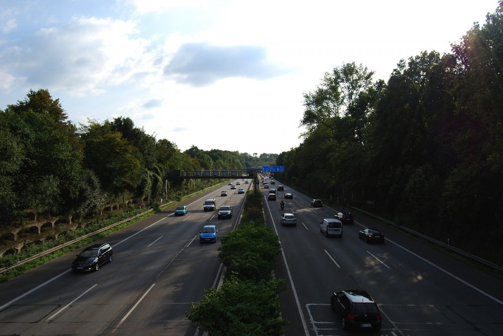 Fahrzeuge auf der Autobahn