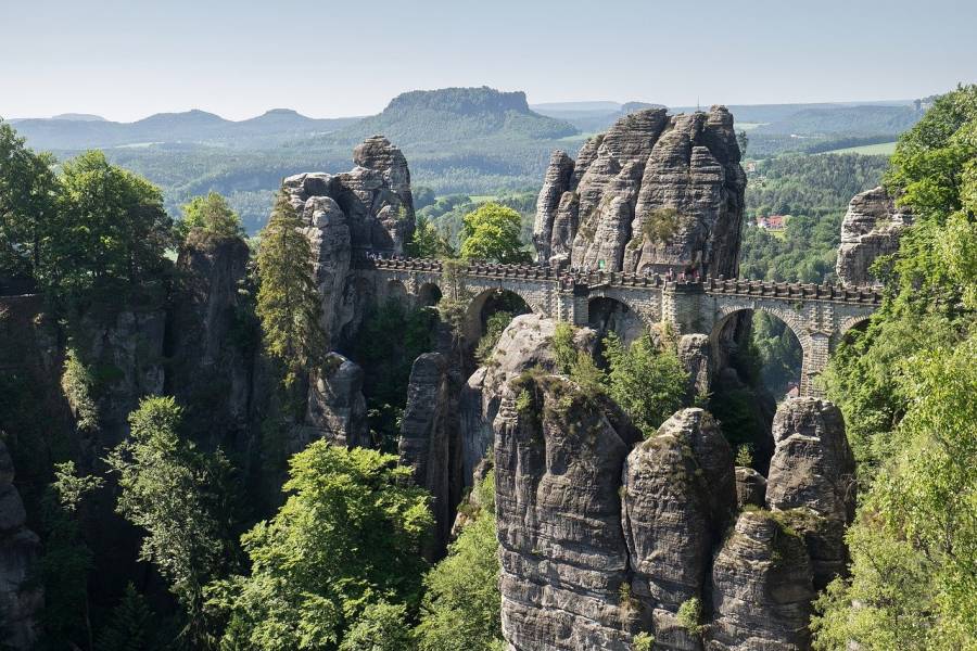 Das Elbsandsteingebirge in Sachsen (Symbolbild: fotostart)