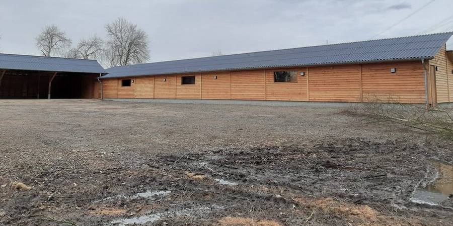 Die Feldhuhnstation in Merzen, im Landkreis Osnabrück, steht kurz vor der Fertigstellung (Foto: LJN)