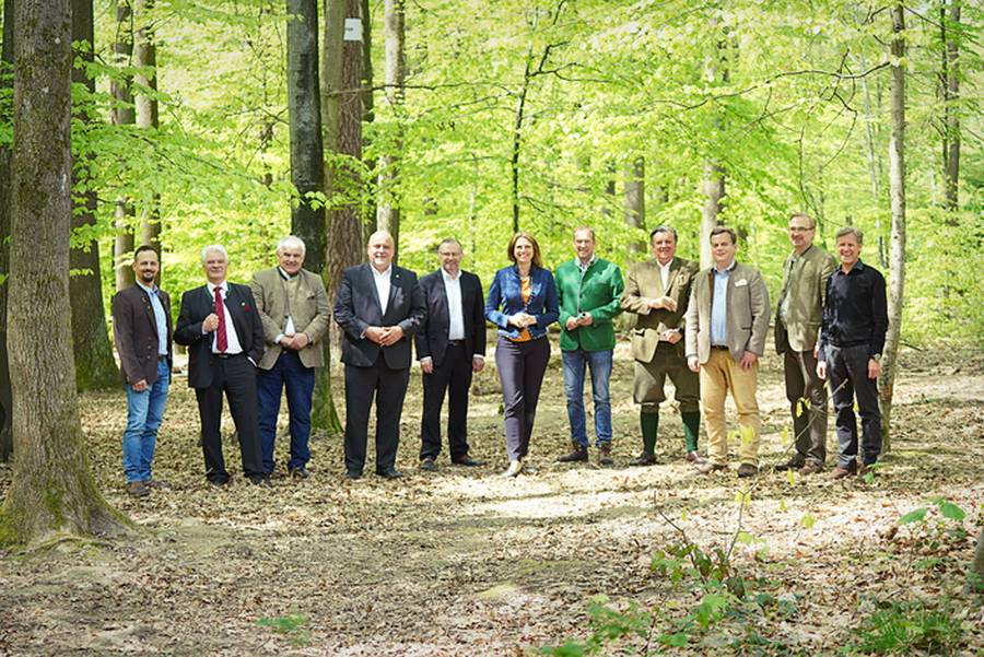 Gruppenbild vom Auftakttreffen der jagdpolitischen Sprecher der CDU/CSU-Fraktionen. (Quelle: Landesjagdverband Baden-Württemberg e.V.)