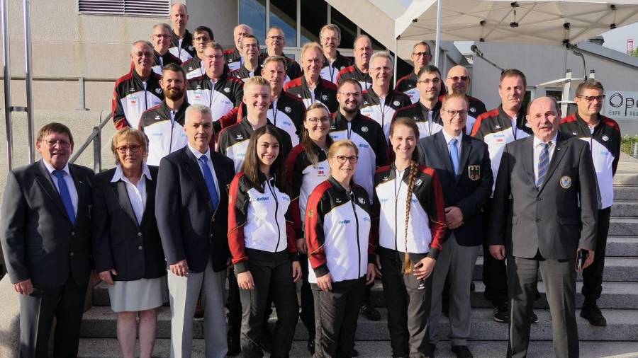 Das deutsche Team räumte bei der Vorderlader-WM in Pforzheim mächtig ab. (Foto: DSB)