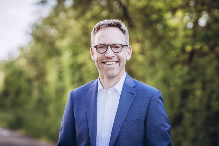 Der Bundestagsabgeordnete und Vorsitzende der Jägerstiftung natur + mensch Marc Henrichmann. (Foto: Anja Tiwisina)