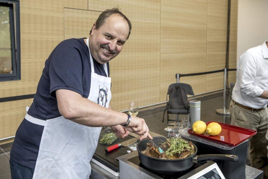 Starkoch Johann Lafer zu Gast auf dem WILD FOOD FESTIVAL 2022. (Foto: Messe Dortmund GmbH)