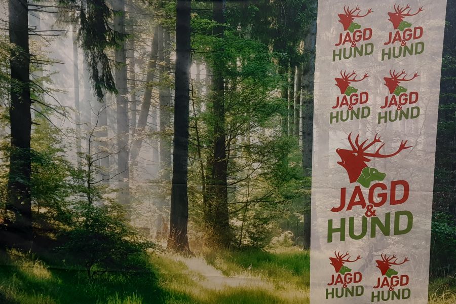 Banner mit Logo der Jagd & Hund (Foto: mlz)