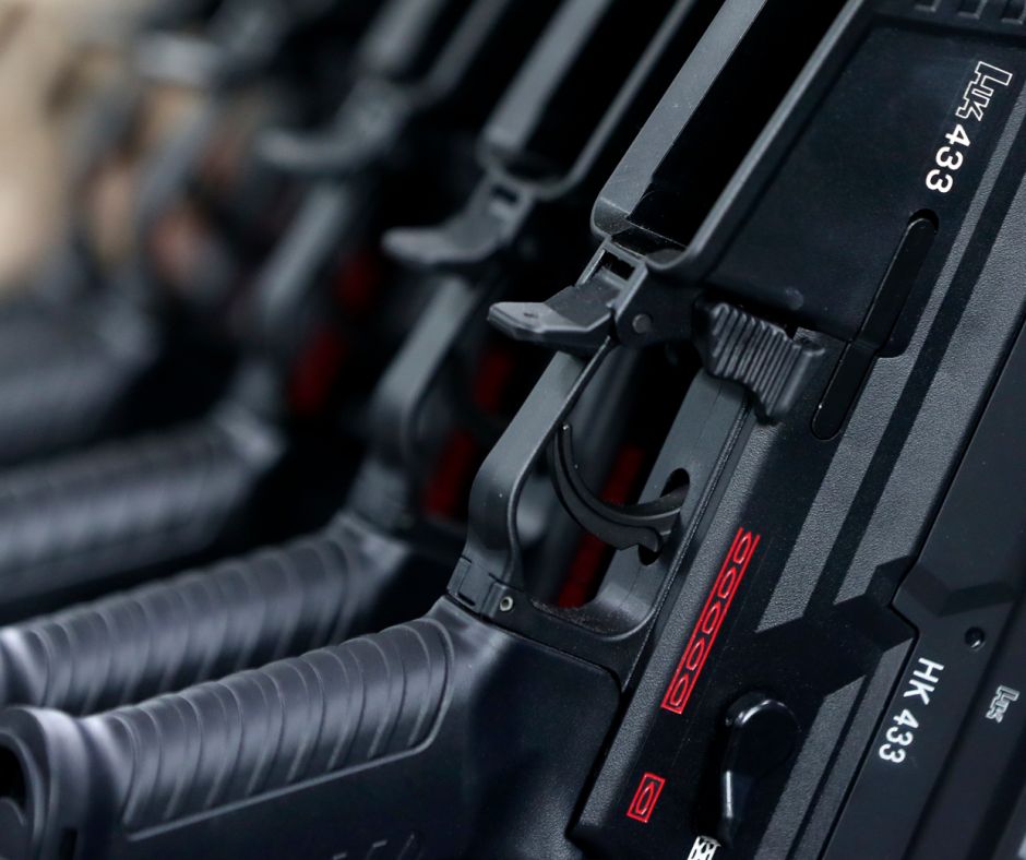 Mehrere Sturmgewehre des Modells HK 433. (Foto: © Heckler & Koch)