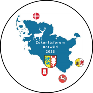 Logo des „Zukunftsforum Rotwild 2023“