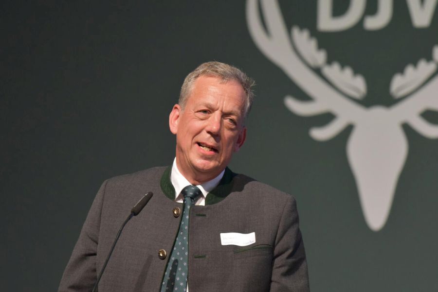 Bundesjägertag 2023 in Fulda: Die Delegierten wählen Helmut Dammann-Tamke mit 96 Prozent zum neuen DJV-Präsidenten. (Quelle: Kapuhs/DJV)