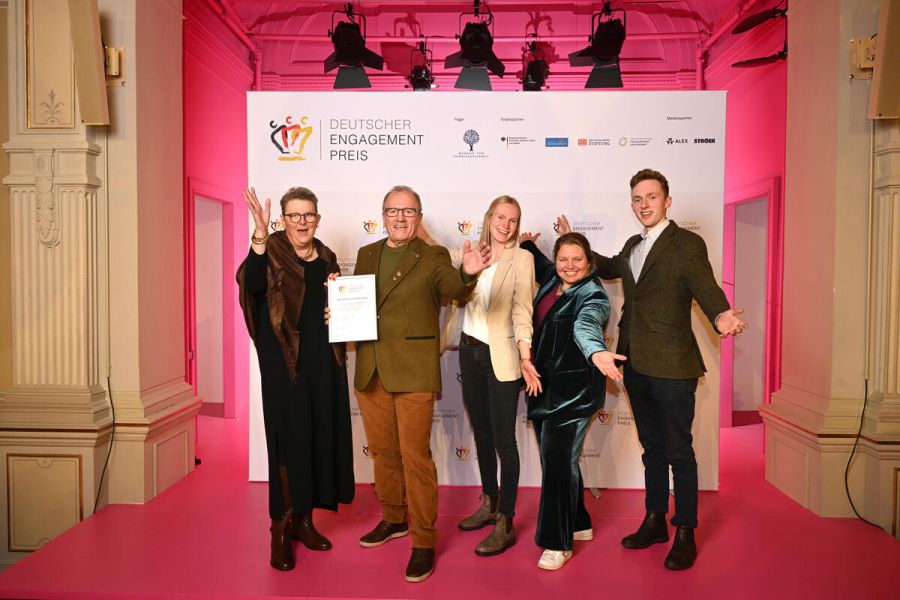 Die Jägerschaft des Landkreises Verden gewinnt den Publikumspreis des Deutschen Engagementpreises. (Quelle: David Ausserhofer)