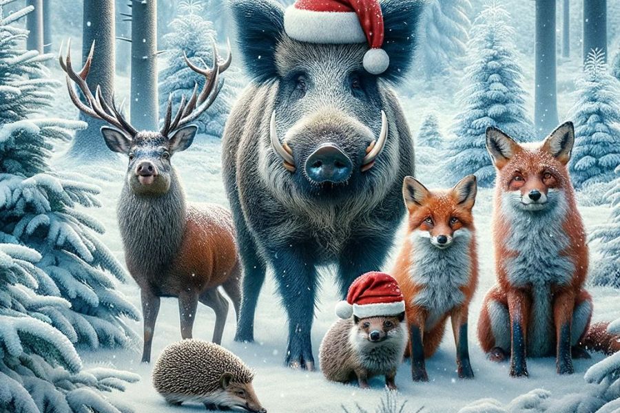 Natürlich Jagd wünscht "Frohe Weihnachten"!