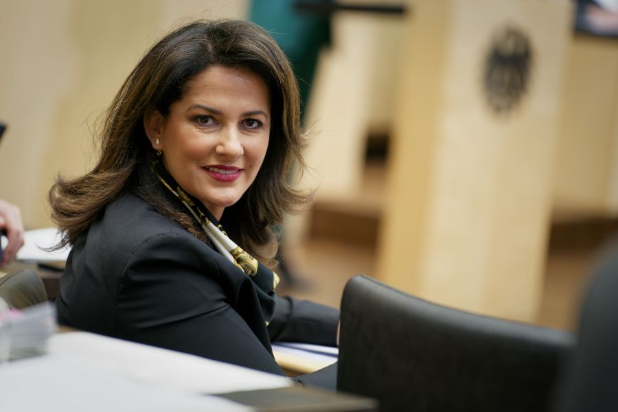 Landwirtschaftsministerin Michaela Kaniber im Bundesrat. (Foto: Bayerische Staatskanzlei/Henning Schacht)