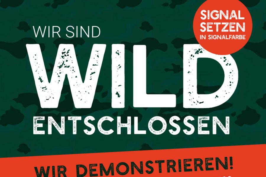 Der Landesjagdverband Mecklenburg-Vorpommern ruft am 10. Januar 2024 zur Demonstration gegen geplanten Gesetzentwurf auf. (Quelle: LJV M-V)