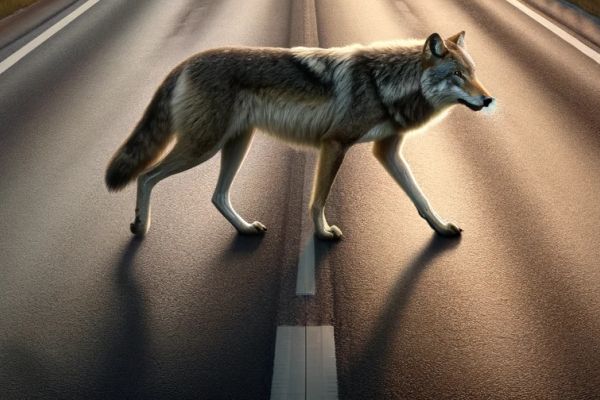 Zwei folgenschwere Verkehrsunfälle mit Wölfen auf den Autobahnen 14 und 24