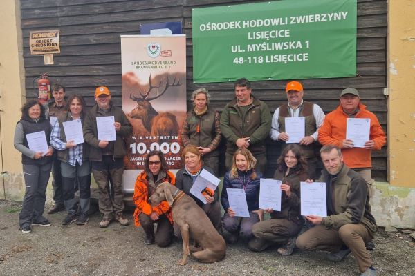 Deutsch-polnische Zusammenarbeit: 14 neue ASP-Kadaversuchhunde in Polen